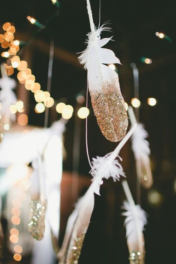 goud-dip-kerstmis-veertjes