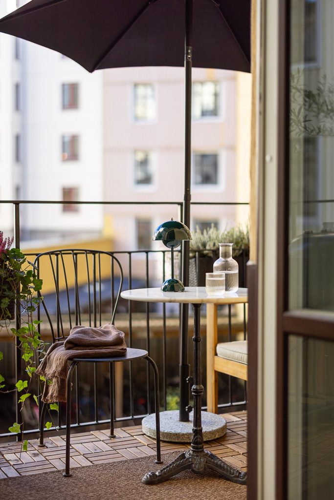 balkon draadloze lamp