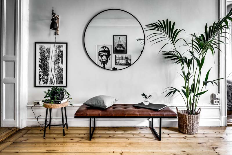 Cognac leer in interieur Cognac leer in interieur