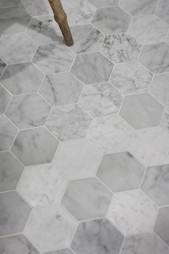 Hexagon tegels zijn altijd een goed idee!