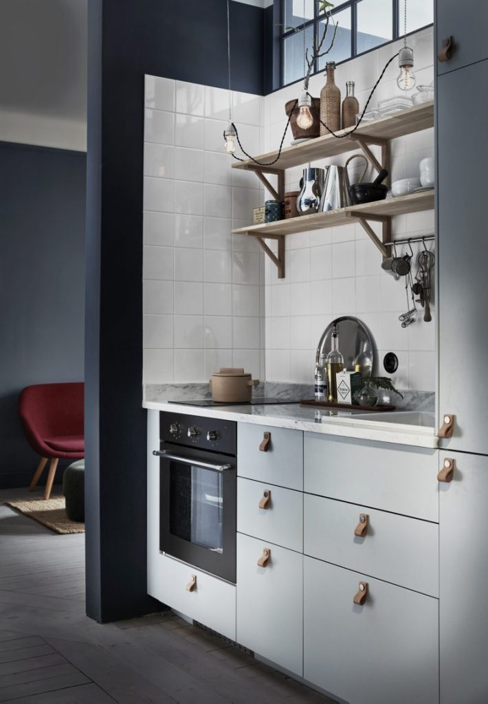 keuken blauw