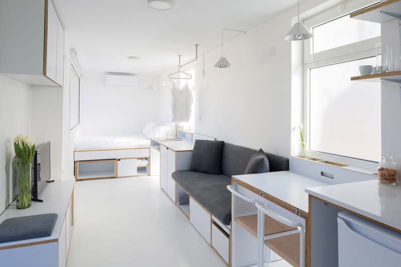 Shoebox apartment - klein appartement van 15m2 Shoebox apartment - klein appartement van 15m2