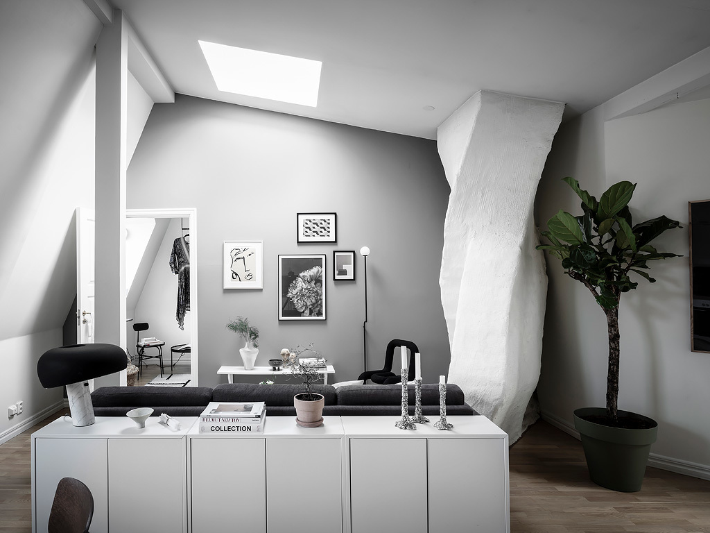 lage kast achter bank ikea eket