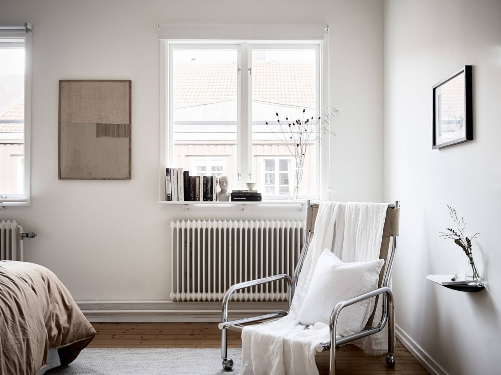 leeshoekje in de slaapkamer