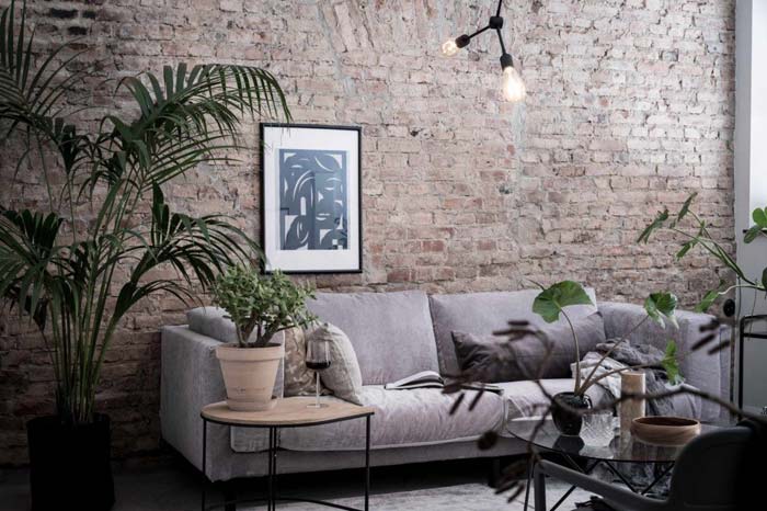 lijst aan bakstenen muur lijst aan bakstenen muur