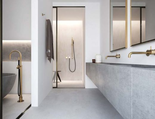 luxe badkamer gouden kraan hotbath