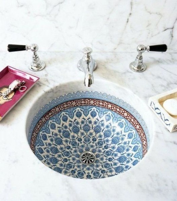 Marokkaanse badkamer
