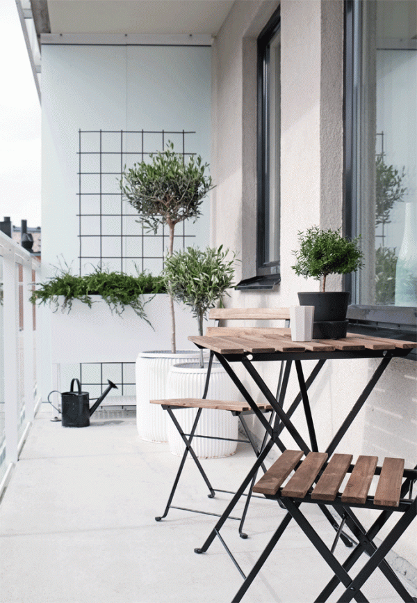 minimalistisch balkon