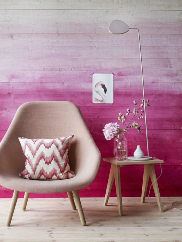 ombre wand muur