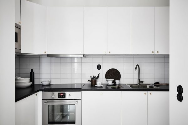 zwart wit keuken